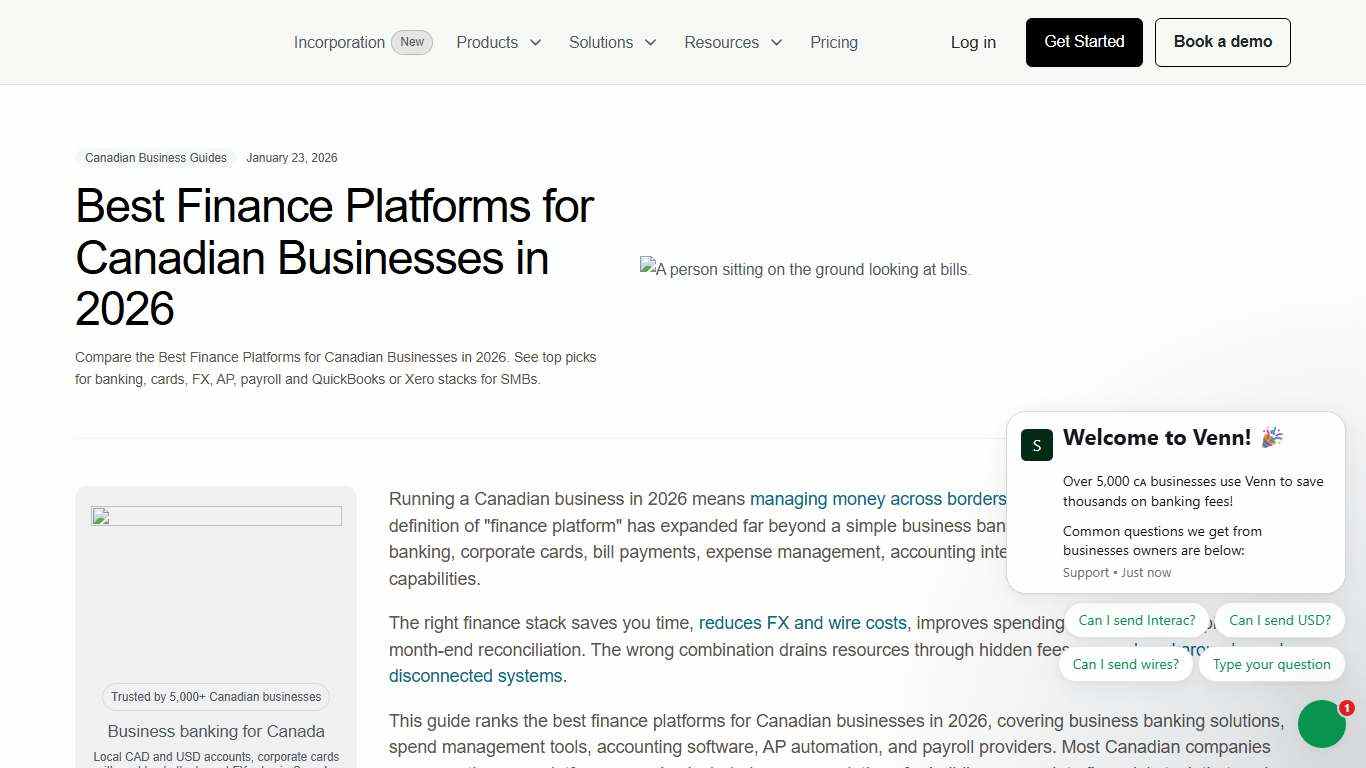 Best Finance Platforms for Canadian Businesses in 2026